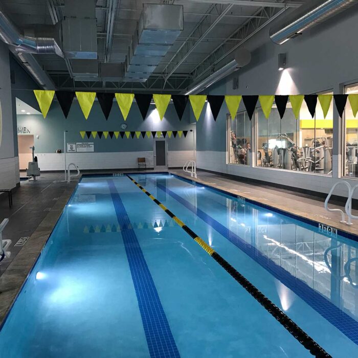 Gold's Gym commercial pool design and construction